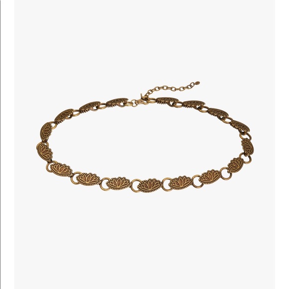 Zara metal leaf belt limited edition